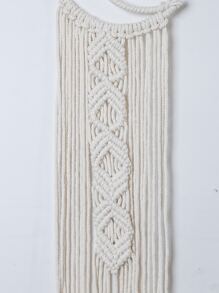 1 peça suspensão de parede em macramê lunar - Bege - Ver 6