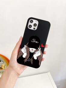 1 Stück Schutzhülle Mit Cartoon-figuren-aufdruck, Kompatibel Mit Iphone, Kompatibel Mit Iphone 11, Iphone 13, Galaxy A52