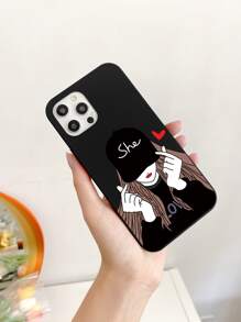 1 Stück Schutzhülle Mit Cartoon-figuren-aufdruck, Kompatibel Mit Iphone, Kompatibel Mit Iphone 11, Iphone 13, Galaxy A52