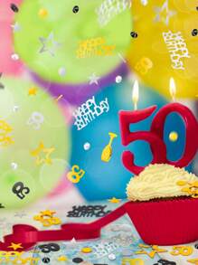 1pack Sinh nhật ném Confetti - Nhiều màu - Xem 4