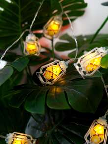 1入組2m齋月燈簾 - 黃色 - 查看 3