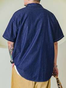 Homme Chemise lettre et dessin animé