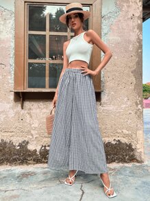 Quần nữ Kẻ sọc Boho - Đen và trắng - Xem 1