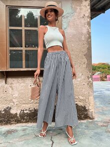 Quần nữ Kẻ sọc Boho - Đen và trắng - Xem 4