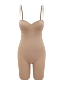 Body fajas unicolor con aro - Albaricoque - Ver 5