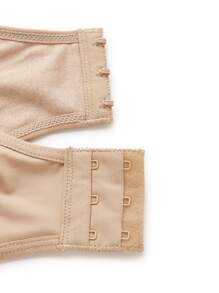 Solid Underwire Shapewear Bodysuit - Apricot - View 8