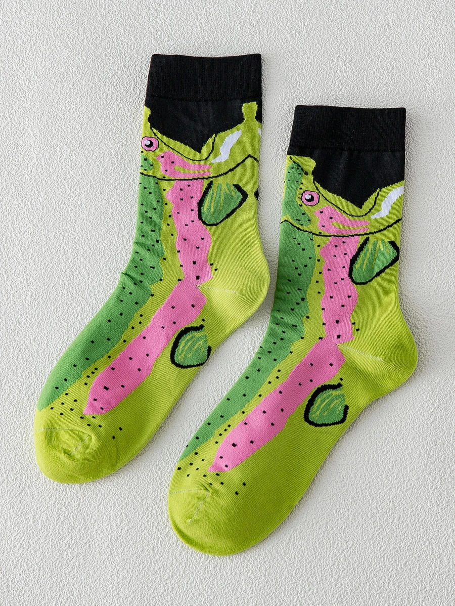 Calcetines de hombres con dibujos animados - Ver 1