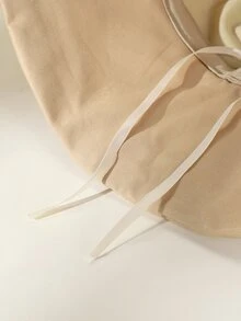 Rhinestone Decor Bucket Hat - Beige - View 3