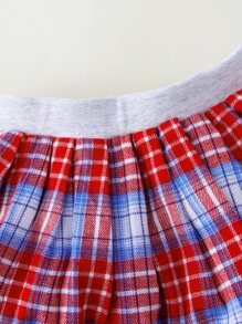 Váy bé gái kẻ sọc Sẵn sàng - Nhiều màu - Xem 3