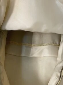 Túi đi học trang trí búp bê đồ họa kẻ sọc nhẹ, không thấm nước, nhẹ dành cho sinh viên tốt nghiệp, cô gái tuổi teen, sinh viên năm nhất, sinh viên năm hai, trung học cơ sở và trung học phổ thông, đại học và trung học phổ thông, hoàn hảo cho hoạt động ngoài trời, du lịch và quay lại trường học - Màu be - Xem 5