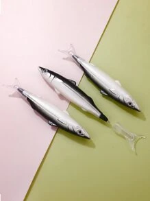 1入組海洋魚圓珠筆 0.5 毫米可愛創意趣味文具學校用品 - 彩色 - 查看 2