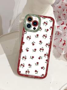 Coque de téléphone portable fleuri - Multicolore - Voir 3