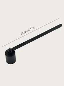 1入組黑色鐵製直筒罩滅燭器 - 黑色 - 查看 6