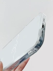 Heart Print Clear Phone Case Compatible With Apple Compatible With IPhone 15/15Plus/15Pro/15Promax,International Version, Not The Domestic Version, - Clear - View 5