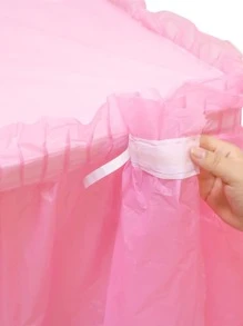 2 chiếc Khăn trải bàn dùng một lần trơn - Hồng - Xem 4