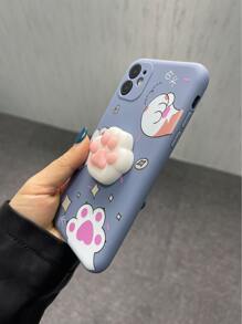 3D猫爪装饰手机壳，国际版，非国内版 - 彩色 - 查看 4
