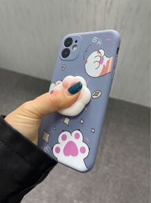 3D猫爪装饰手机壳，国际版，非国内版 - 彩色 - 查看 5