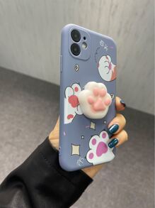 3D猫爪装饰手机壳，国际版，非国内版 - 彩色 - 查看 6