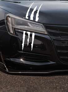 Hình dán móng vuốt xe hơi, phim bảo vệ chống trầy xước kính xe, phụ kiện xe hơi hài hước dành cho nam giới, decal trò chơi điện tử trên xe hơi, quà tặng chơi khăm cho người đam mê xe hơi, trang trí Giáng sinh, decal và phụ kiện dán gương và cản xe, trang trí chống thấm nước cho việc tự độ xe. - trắng - Xem 2