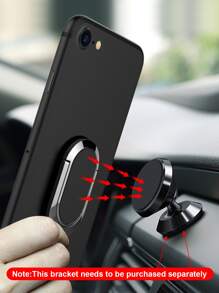 Giá đỡ nhẫn điện thoại di động hình bầu dục - màu đen - Xem 6