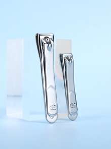 BIGBEAK 2pcs Anti-splash Nail Clipper - Silver - View 1