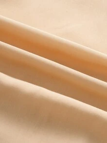 Manfinity Áo sơ mi Nam Tương phản ren Túi Nút phía trước Khối Màu Giải trí - Màu Khaki - Xem 4