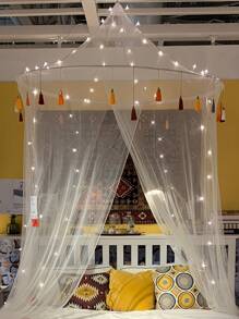 1 件 10/10/20/40/80 LED 1.5m/2m/3m/4m/10m 卧室童话灯串适用于生日派对婚礼室内装饰电池供电照明 - 白色 - 查看 6