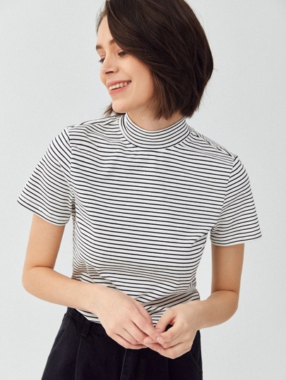 MOTF PREMIUM MOCK NECK T-SHIRT