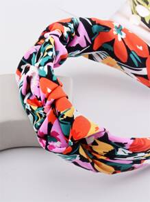 印花寬髮箍 - 彩色 - 查看 3