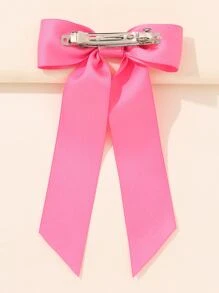 Nơ Trang trí Pháp Clip - Màu Hồng Tươi - Xem 2