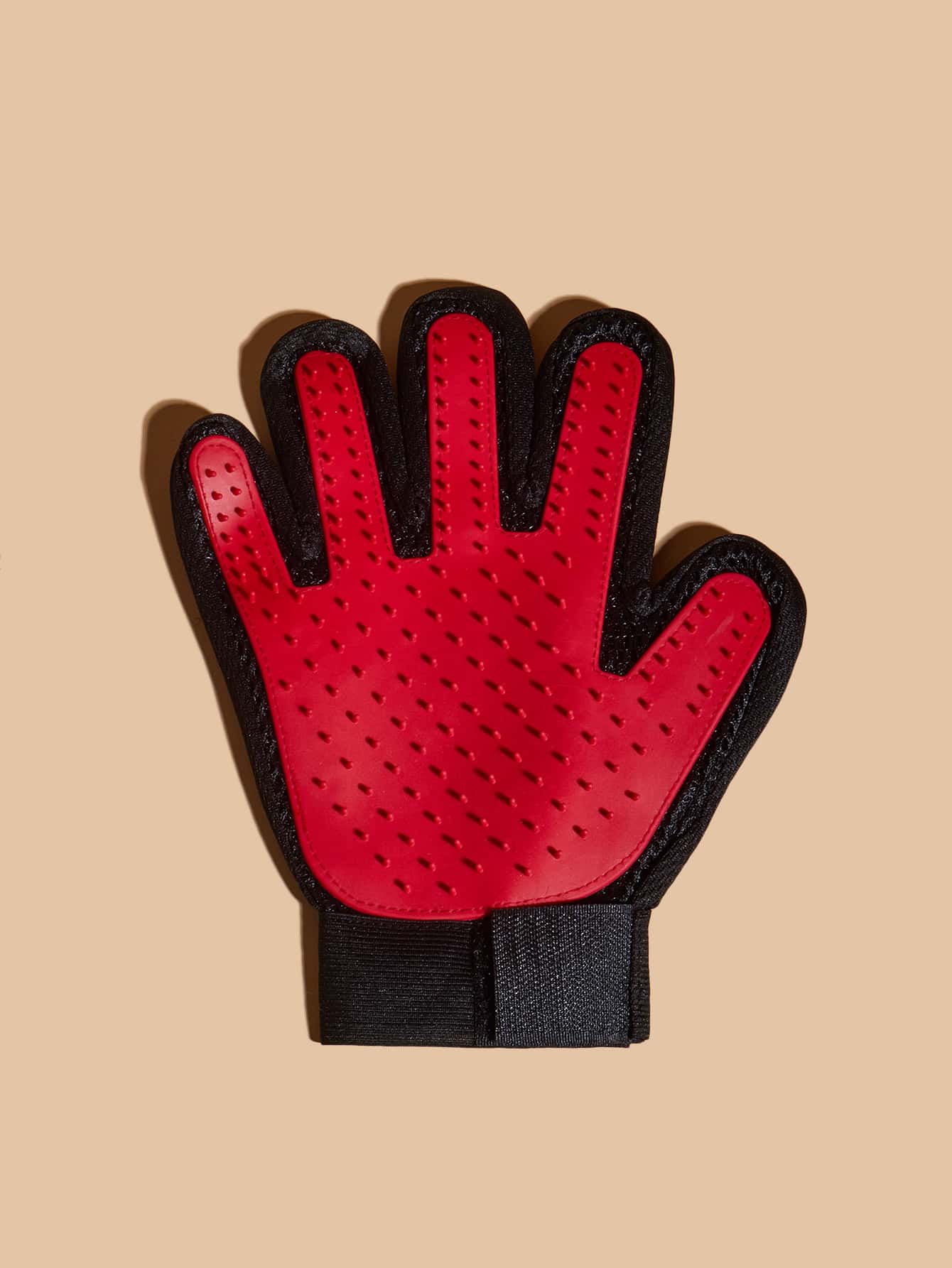 Găng tay tắm 1 cái cho thú cưng - Đỏ - Xem 1