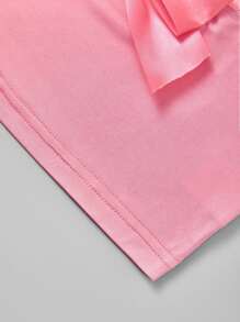 Girls 2pcs Bow Front Crop Cami Top - Multicolor - View 6