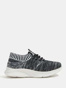 CUCCOO BASICS Giày Chạy bộ Đan Trang trí rìa Mặt trước thắt dây - Nhiều màu - Xem 4