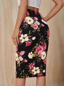 SHEIN Clasi Váy nữ Hoa Thanh lịch - Nhiều màu - Xem 2