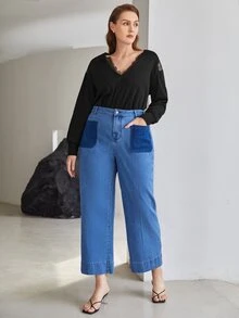 MOTF PREMIUM PLUS EYELASH LACE TRIM BODYSUIT - Black - View 7