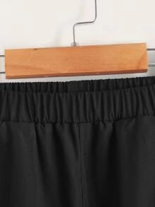 SHEIN Boys Chinese Dragon Print Pants - Black - View 5