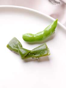 2pcs Simulation Food Decor Alligator Clip - Multicolor - View 6