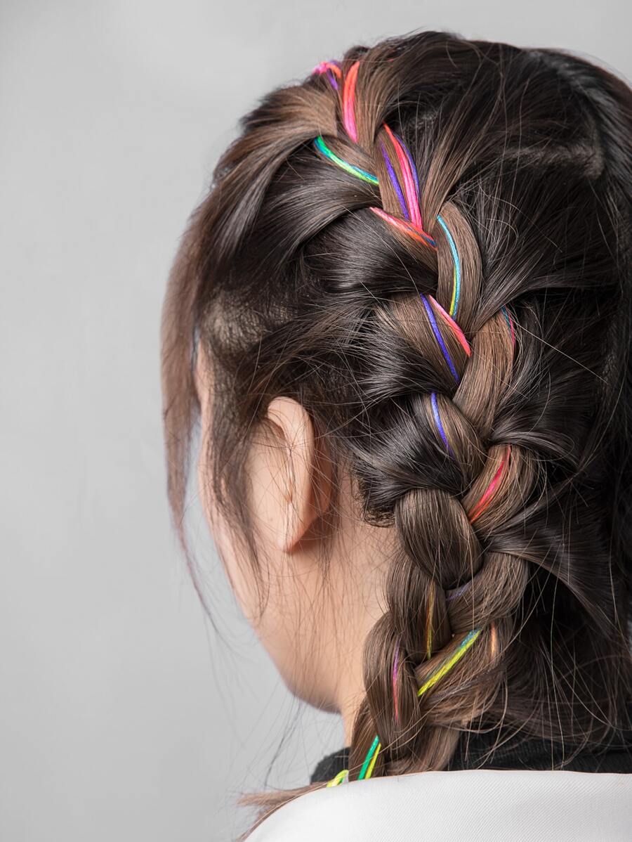 30 piezas de bandas para el cabello coloridas, cintas para el cabello, turbantes y bandas para sudor - Multicolor - Ver 1