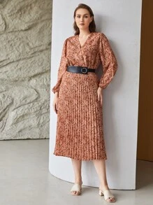 MOTF PREMIUM PLUS PAISLEY BODYSUIT WITHOUT BELT - Multicolor - View 4