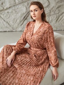 MOTF PREMIUM PLUS PAISLEY BODYSUIT WITHOUT BELT - Multicolor - View 10