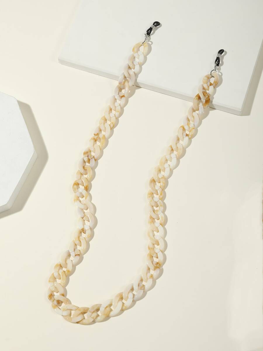 1pc Geometric Face Covering Chain - Multicolor - View 1