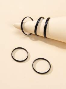 5 chiếc vòng rắn - màu đen - Xem 2