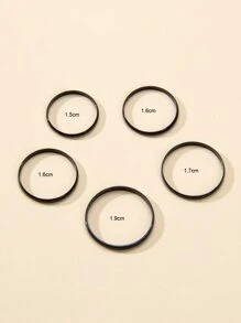 5 chiếc vòng rắn - màu đen - Xem 3