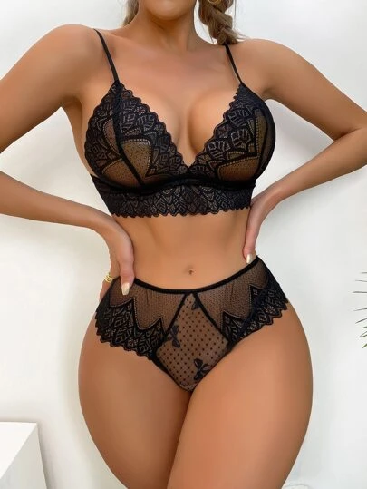 Setdelenceríaconencajefloral - Best SHEIN's products for summer