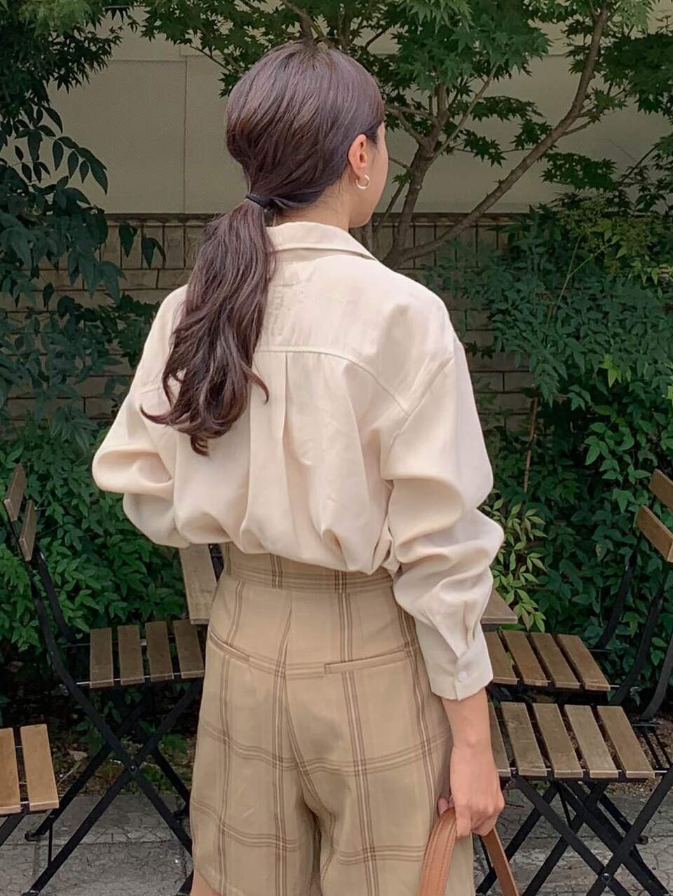 Solid Button Front Shirt