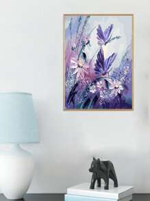 蝴蝶樣式DIY無邊框水鑽繪畫