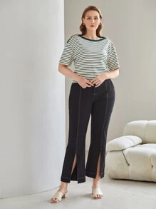 MOTF PREMIUM Hơn Áo thun Cổ thuyền - Nhiều màu - Xem 4