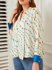 MOTF PREMIUM PLUS DRAPED TOP - Multicolor - View 8