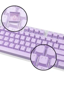 104pcs Mechanical Keyboard Key Cap - Purple - View 4