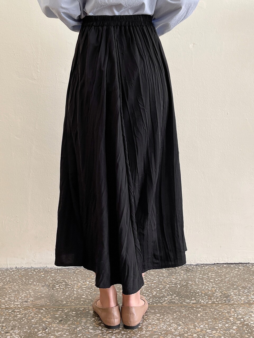 High Waist Solid Skirt